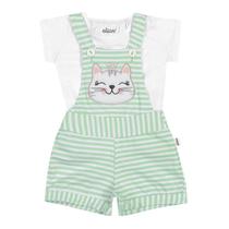 Conjunto Bebê Jardineira 211156 - Elian