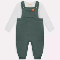 Conjunto Bebê Jardineira e Body Manga Longa Milon Conjunto Bebê Jardineira e Body Manga Longa Milon