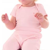 Conjunto Bebê Kiko Body MC Coelho Rosa Bebê - 03668 Conjunto Bebê Kiko Body MC Coelho Rosa Bebê - 03668