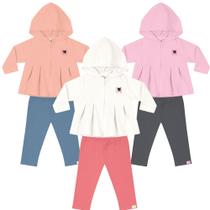 Conjunto bebê kiko e kika r.10502 jaqueta + calça legging Conjunto bebê kiko e kika r.10502 jaqueta + calça legging