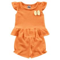 Conjunto Bebe Laranja Fantasy Kiko E Kika
