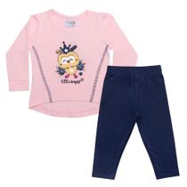 Conjunto Bebê Little Angel Rosa