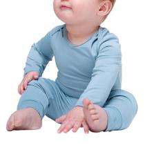 Conjunto Bebê Masc Upman Thermo Fine Longo Azul Claro - 3BBR