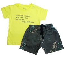 Conjunto Bebê Masculino Adventure Amarelo - Playground