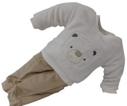 Conjunto Bebê Masculino Blusa Calça Inverno Chuquinha 2909