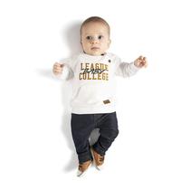 Conjunto Bebê Masculino Blusa Moletom - Calça Cotton Jeans TMX