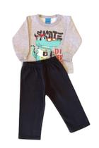 Conjunto Bebê Masculino Blusão ML + Calça WRK Conjunto Bebê Masculino Blusão ML + Calça WRK
