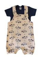Conjunto Bebê Masculino Body MC + Jardineira Pick-Up Mimoso Baby Conjunto Bebê Masculino Body MC + Jardineira Pick-Up Mimoso Baby