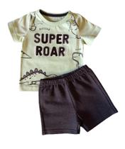Conjunto Bebê Masculino Camiseta MC + Bermuda Alakazoo