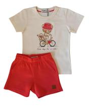 Conjunto Bebê Masculino Camiseta MC + Bermuda Ioluig!