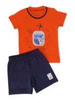 Conjunto Bebê Masculino Camiseta MC + Bermuda Rei Rex Conjunto Bebê Masculino Camiseta MC + Bermuda Rei Rex