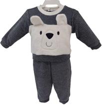 Conjunto Bebê Masculino Longo Bordado Chuquinha Baby Rf 2908