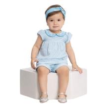 Conjunto Bebê Menina Alakazoo Blusa e Shorts em Malha Nikko Conjunto Bebê Menina Alakazoo Blusa e Shorts em Malha Nikko