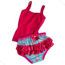 Conjunto Bebê Menina Blusa Calcinha Bunda Rica 3 a 12 Meses