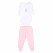Conjunto Bebe Menina Body E Calça Puro Carinho Cor:BrancoTamanho:M Conjunto Bebe Menina Body E Calça Puro Carinho Cor:BrancoTamanho:M