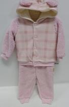 Conjunto Bebê Menina C/ Jaqueta Dupla Inverno Paraiso 14659