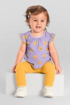 Conjunto bebê menina de corações Brandili Baby