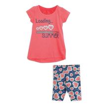 Conjunto Bebê Menina Elian Loading Summer Vermelho Conjunto Bebê Menina Elian Loading Summer Vermelho