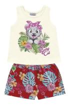 Conjunto bebê menina gatinha