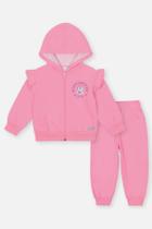 Conjunto Bebê Menina Jaqueta Dino Costas E Calça Rosa Mundo Cinti Conjunto Bebê Menina Jaqueta Dino Costas E Calça Rosa Mundo Cinti