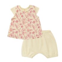 Conjunto Bebê Menina JunkesBaby em Cotton com Estampa Amarel Tamanho: GCor:Igual da foto