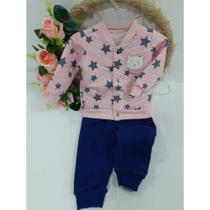 Conjunto Bebê Menina Le Bua / Paraiso Suedini Casaco 499