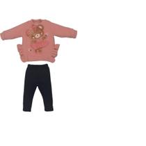 Conjunto Bebê Menina Longo Pelúcia Rose Clarice Ursinha