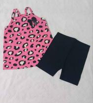 Conjunto Bebê Menina Oncinha Rosa Conjunto Bebê Menina Oncinha Rosa