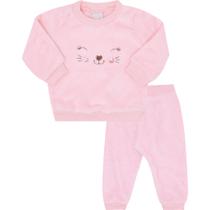 Conjunto Bebê Menina Peluciado Pulla Bulla Ref. 50117 Conjunto Bebê Menina Peluciado Pulla Bulla Ref. 50117
