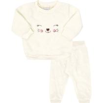 Conjunto Bebê Menina Peluciado Pulla Bulla Ref. 50117 Conjunto Bebê Menina Peluciado Pulla Bulla Ref. 50117