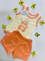 Conjunto bebê menina regata