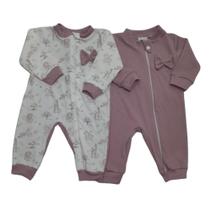 Conjunto Bebê Menina Rosé & Off White Duo Encanto Conjunto Bebê Menina Rosé & Off White Duo Encanto