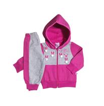 Conjunto Bebe Menina Tamanho P Abrange/Big Day/Alenice Moletom e Soft/Inverno