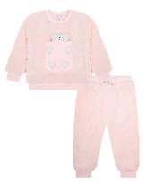 Conjunto Bebê Menina Ursinho Pelo Carneirinho Kukiê