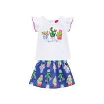 Conjunto bebê menina verão Kyly ref 110205
