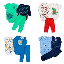 Conjunto Bebe Menino 12 Peças Misto Algodão Infantil Conjunto Bebe Menino 12 Peças Misto Algodão Infantil