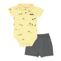 Conjunto Bebê Menino - Amarelo - 52170-4 Conjunto Bebê Menino - Amarelo - 52170-4