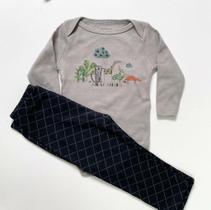 Conjunto Bebê Menino Body e Calça Perfect Boys Em Suedine Conjunto Bebê Menino Body e Calça Perfect Boys Em Suedine