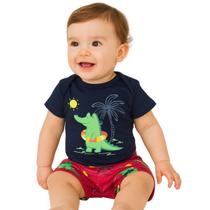 Conjunto Bebê Menino Body e Shorts Kyly Conjunto Bebê Menino Body e Shorts Kyly