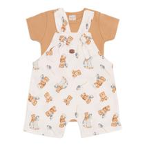 Conjunto Bebê Menino Body /Jardineira Ursinho Mini & Co Conjunto Bebê Menino Body /Jardineira Ursinho Mini & Co