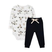 Conjunto Bebê Menino Body/Mijão Carros e Ursinhos Mini &amp Co