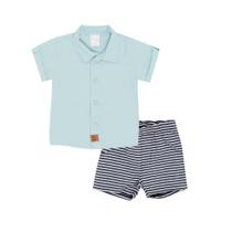 Conjunto Bebê Menino Camisa e Bermuda Pulla Bulla Ref. 50573 Conjunto Bebê Menino Camisa e Bermuda Pulla Bulla Ref. 50573