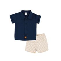 Conjunto Bebê Menino Camisa e Bermuda Pulla Bulla Ref. 50573