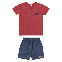 Conjunto Bebê Menino Camiseta e Bermuda Marlan 62675
