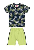 Conjunto Bebê Menino com Camiseta e Bermuda Bee Loop