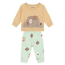 Conjunto bebê menino de cachorrinho Brandili Baby