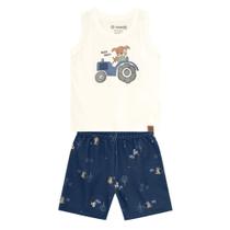 Conjunto Bebê Menino De Cachorrinho Brandili Baby Conjunto Bebê Menino De Cachorrinho Brandili Baby