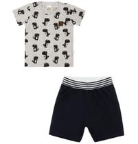 Conjunto Bebê Menino Dinossauro Pulla Bulla Ref. 39172 Conjunto Bebê Menino Dinossauro Pulla Bulla Ref. 39172