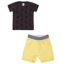 Conjunto Bebê Menino Dinossauro Pulla Bulla Ref. 39172 Conjunto Bebê Menino Dinossauro Pulla Bulla Ref. 39172