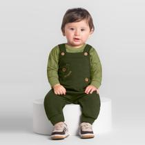Conjunto Bebê menino em moletom Brandili Baby Conjunto Bebê menino em moletom Brandili Baby